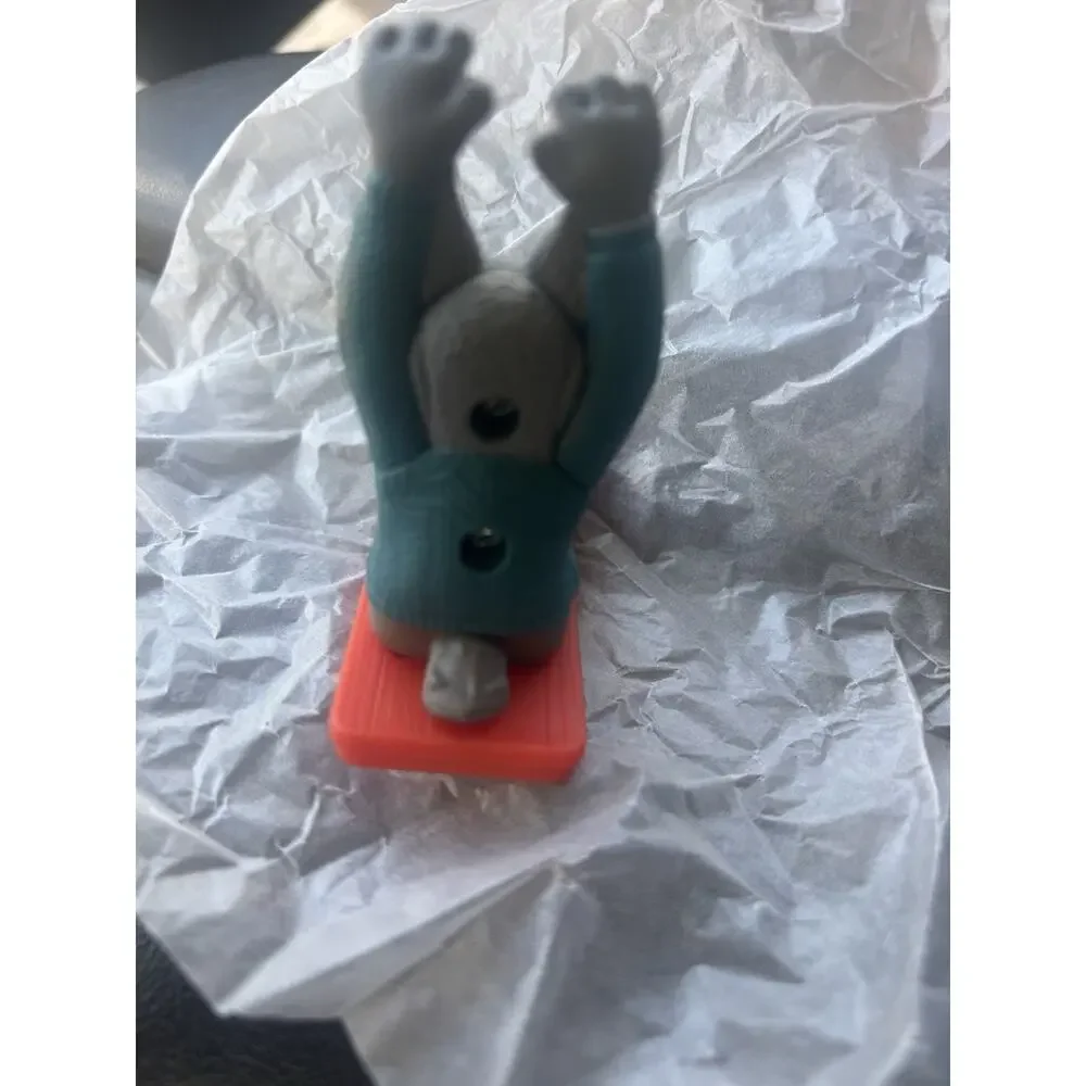 Zootopia 2 McDonalds Happy Meal Toy Figure - Pawbert On Sled - No Box Fast Ship